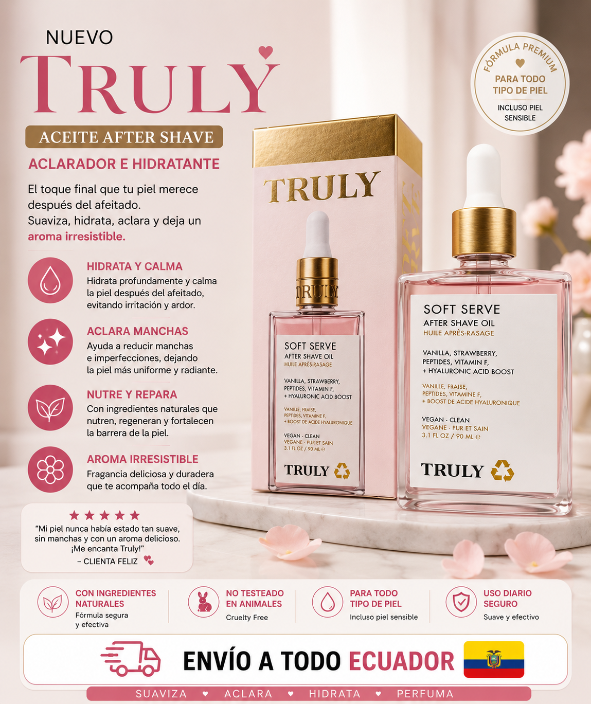 😍 TRULY: EL SECRETO PARA UNA PIEL SUAVE Y SIN MANCHAS 😍