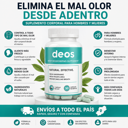“Elimina el mal olor desde adentro 💊✨ (no más parches temporales)”