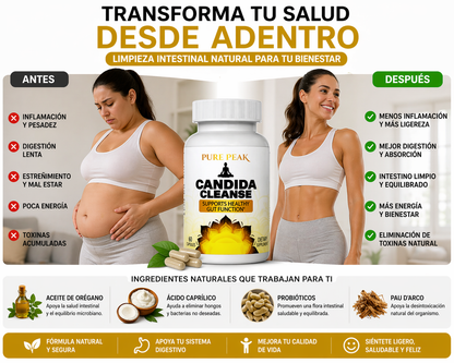 💥 Elimina la hinchazón abdominal y mejora tu digestión con Candida Cleanse!
