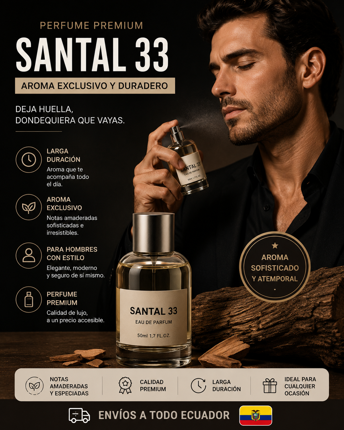 💎 Perfume Santal 33 – aroma exclusivo y duradero