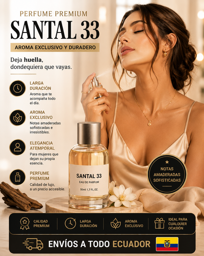 💎 Perfume Santal 33 – aroma exclusivo y duradero