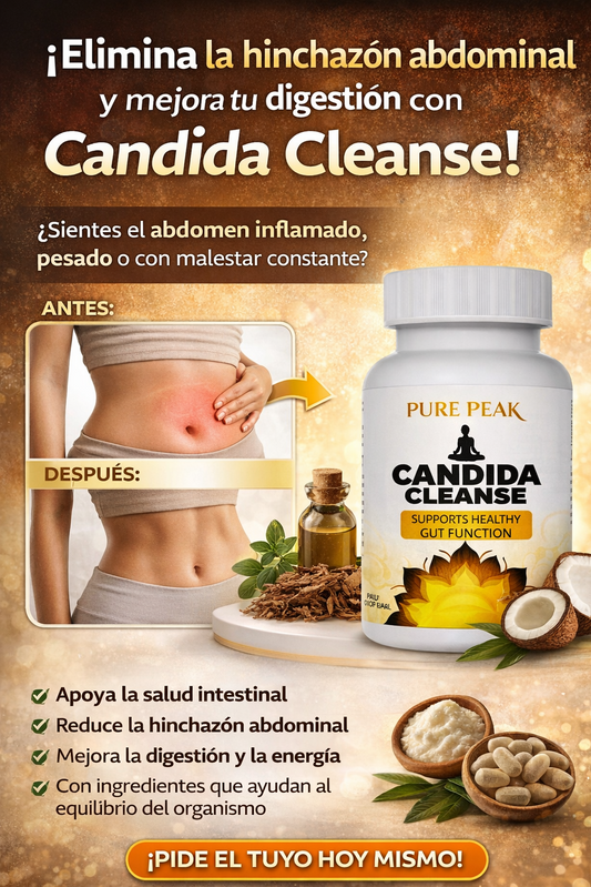 💥 Elimina la hinchazón abdominal y mejora tu digestión con Candida Cleanse!